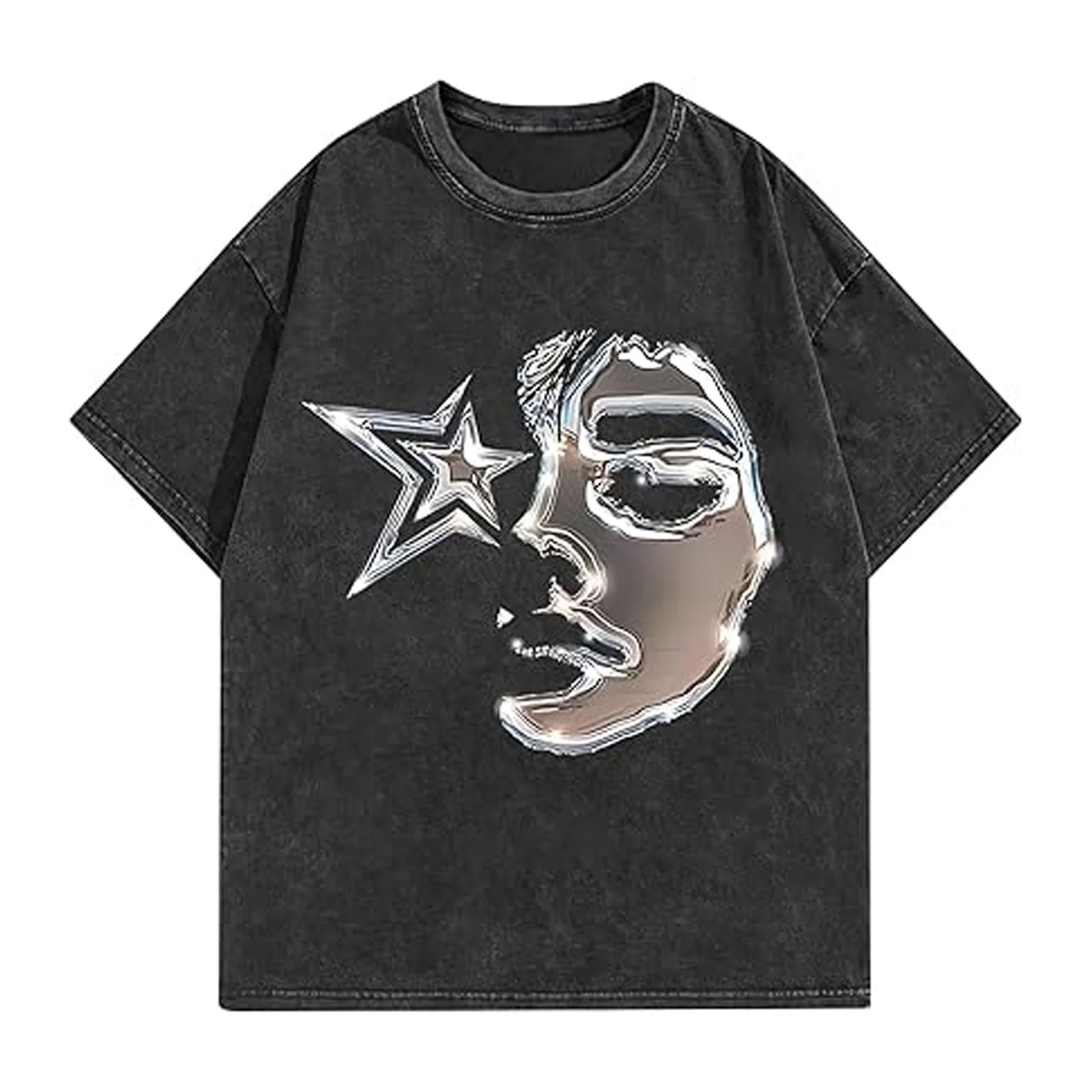 Custom Acid Wash Vintage Graphic T-Shirt | Mineral Wash OEM