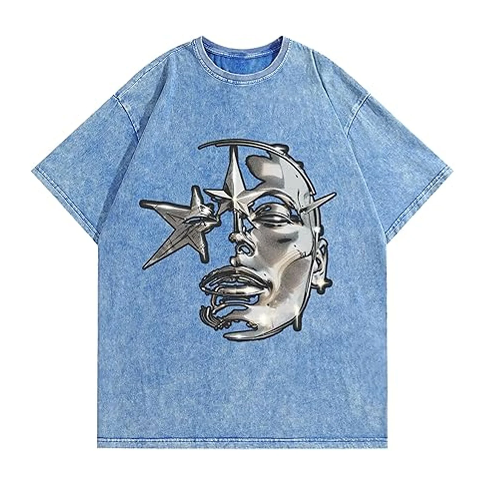 Custom Acid Wash Vintage Graphic T-Shirt | Mineral Wash OEM
