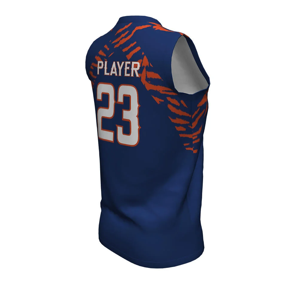 Softball JerseyCustom Animal Stripe Sleeveless Softball Jersey | OEM