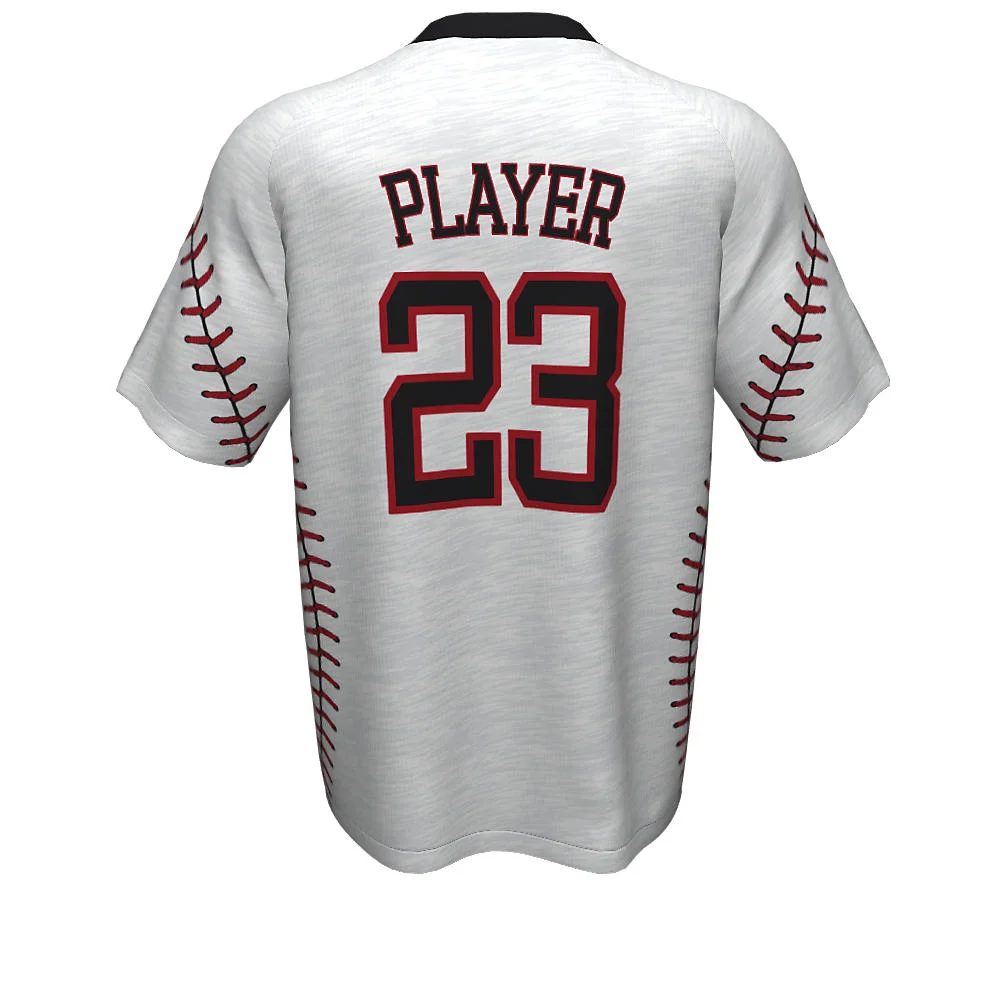 Custom Baseball Seam Sublimated Short Sleeve Jersey | OEM