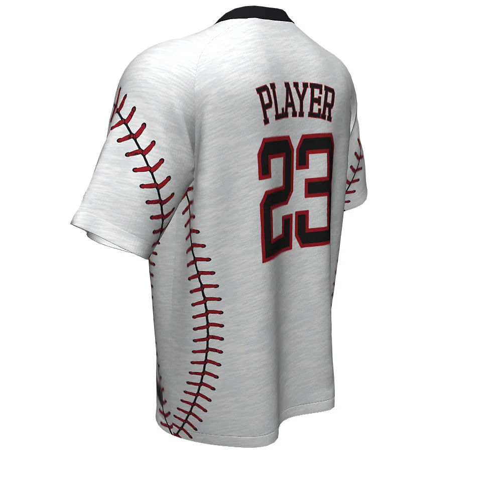 Custom Baseball Seam Sublimated Short Sleeve Jersey | OEM