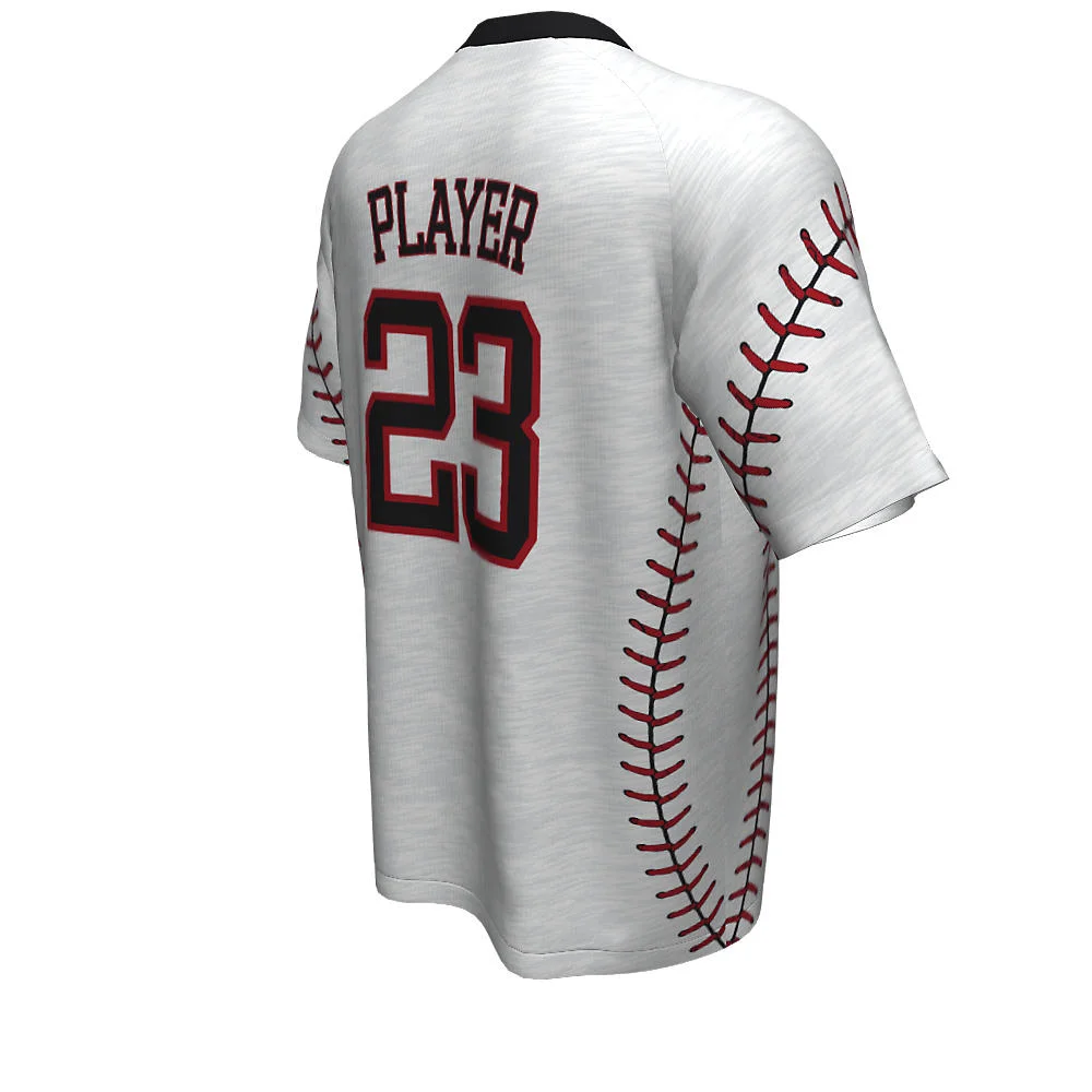 Custom Baseball Seam Sublimated Short Sleeve Jersey | OEM