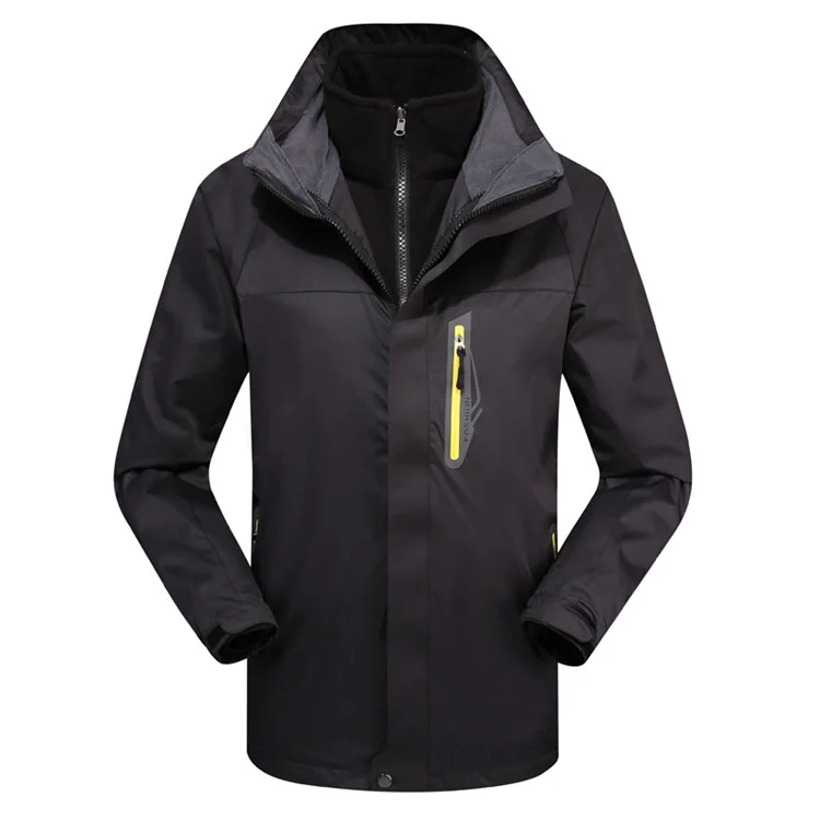 Custom Royal Blue 3-in-1 Modular Softshell Winter Jacket | OEM