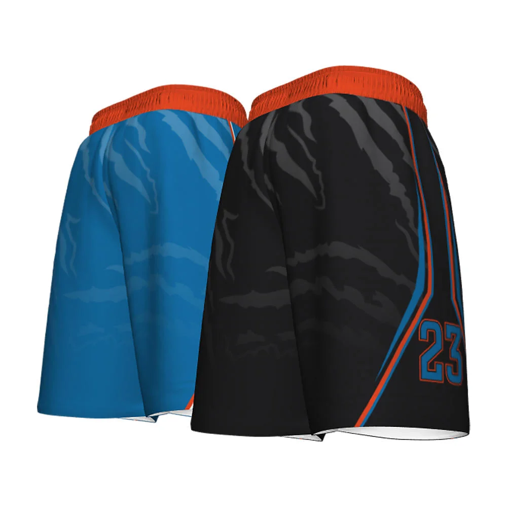Custom Scratch Print Reversible Basketball Shorts | OEM
