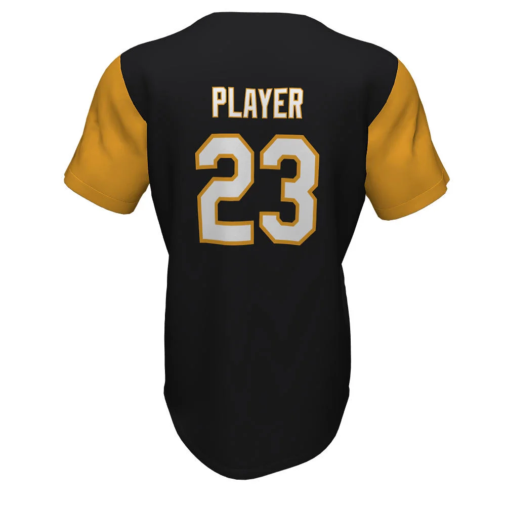 Custom Raglan Sleeve Baseball Two Button Jersey | OEM