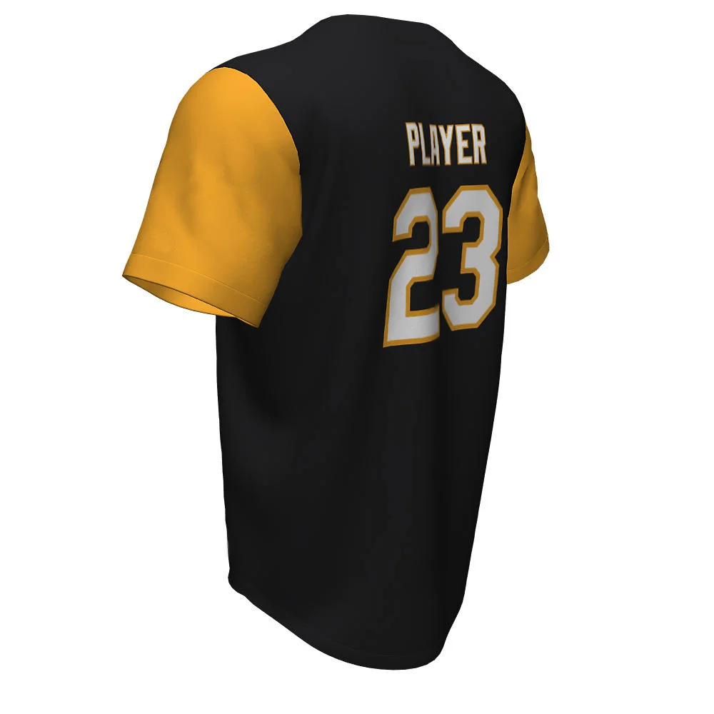 Custom Raglan Sleeve Baseball Two Button Jersey | OEM