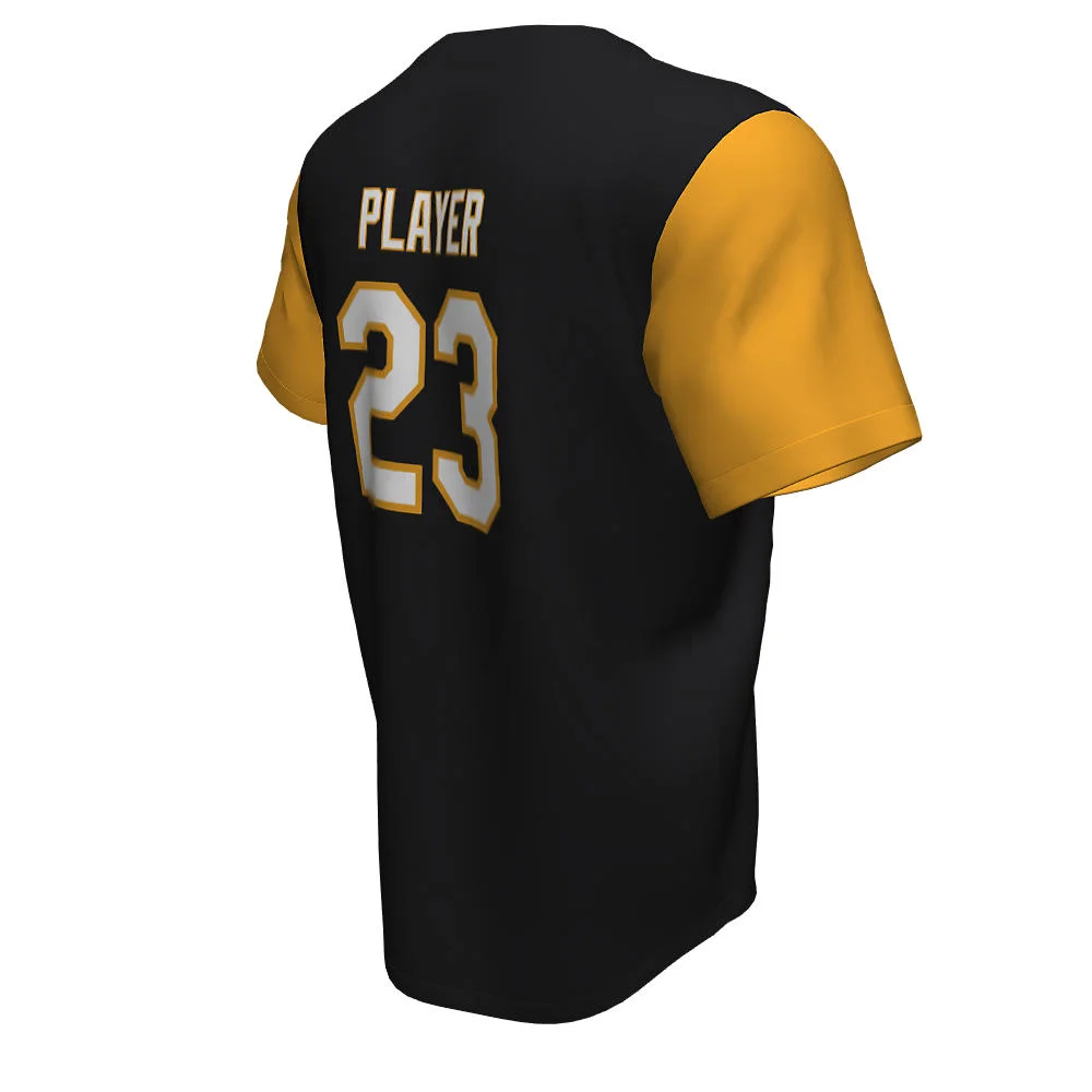 Custom Raglan Sleeve Baseball Two Button Jersey | OEM