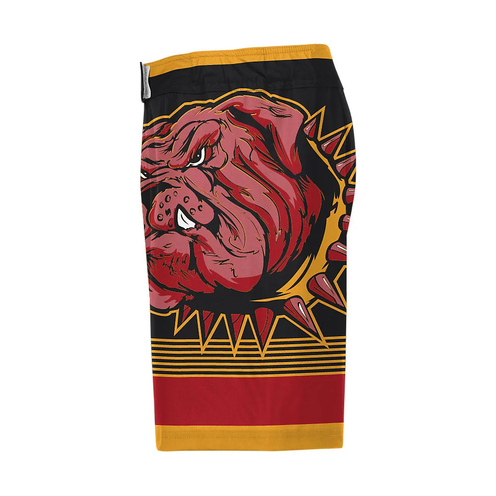 Custom Asymmetric Striped Wrestling Fight Shorts | OEM