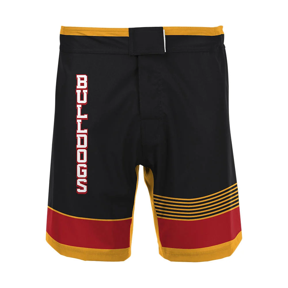 Custom Asymmetric Striped Wrestling Fight Shorts | OEM