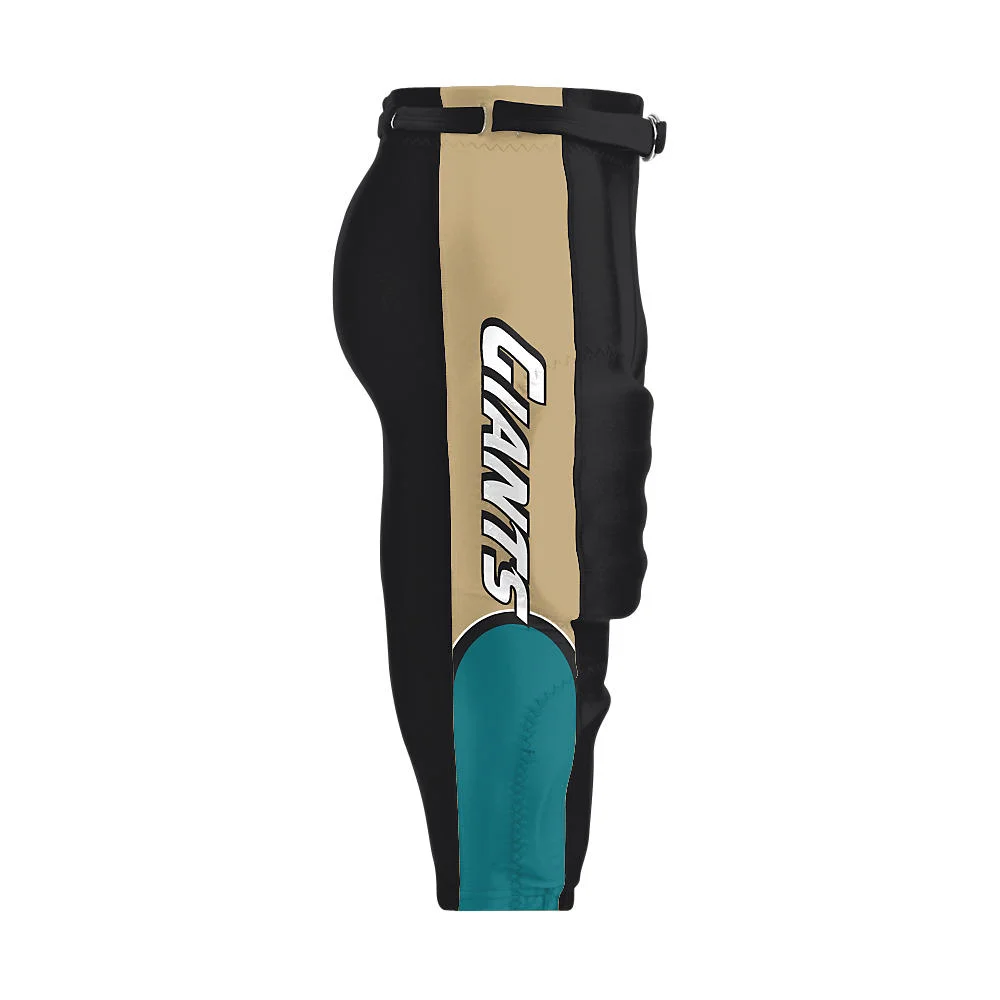 Custom Curved Flank Colorblock American Football Pants | OEM