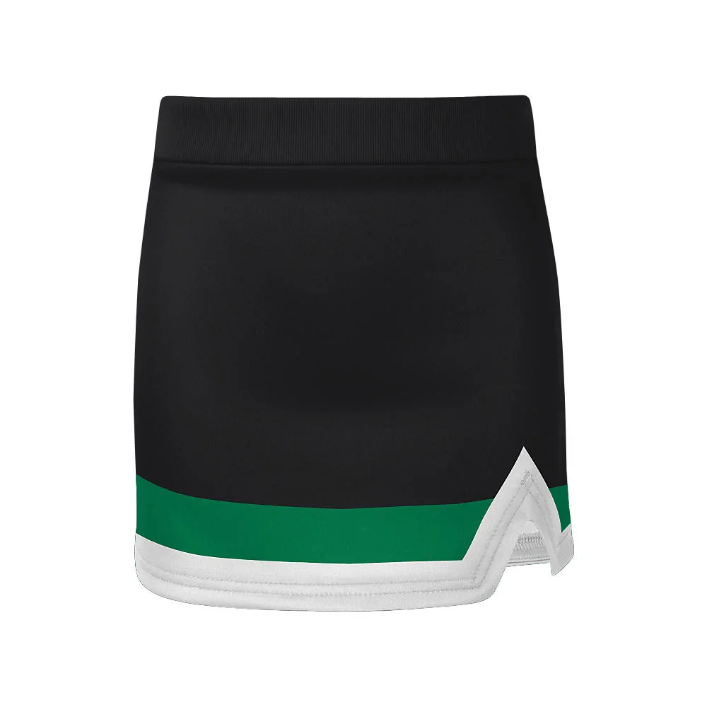 Custom Colorblock Hem Cheer V-Notch Skirt | Teamwear OEM