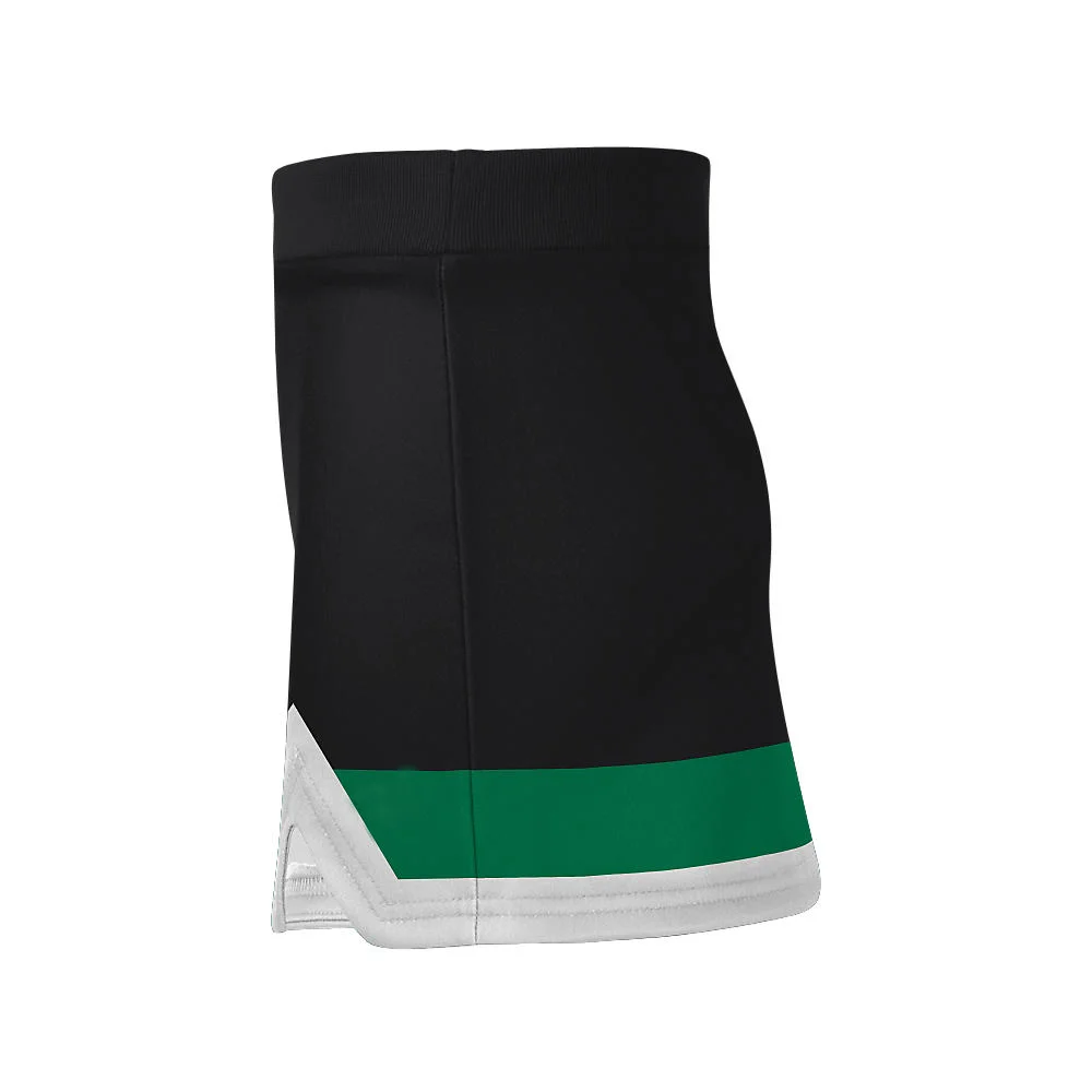 Custom Colorblock Hem Cheer V-Notch Skirt | Teamwear OEM