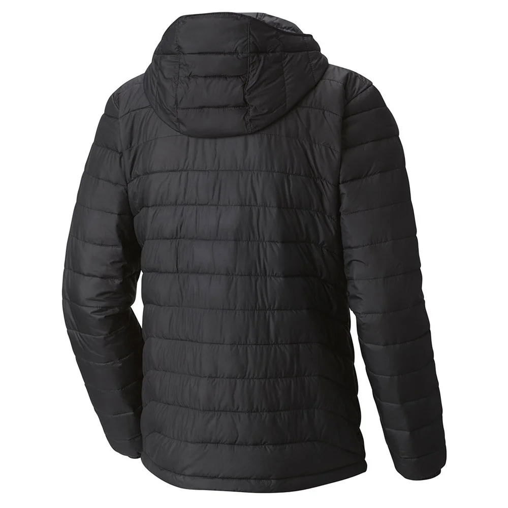 Custom Black Lightweight Hooded Puffer Jacket | Packable OEM