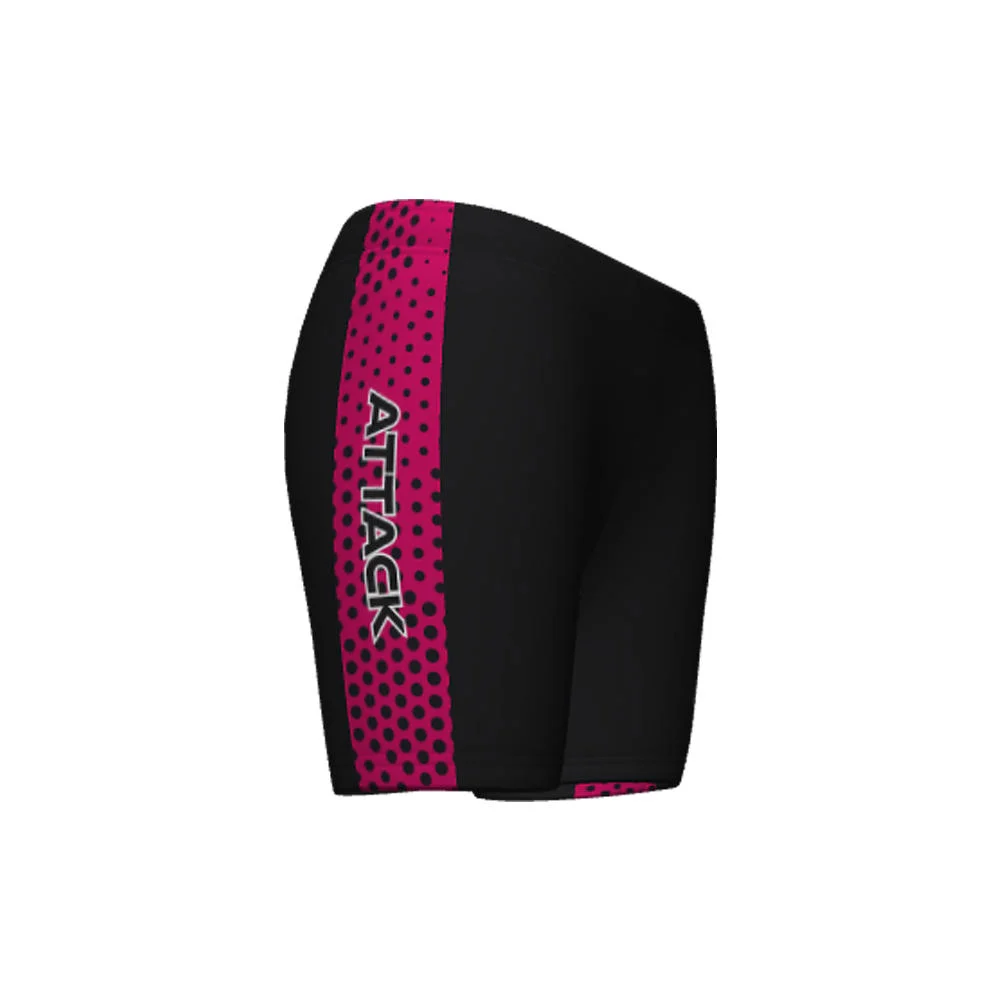 Custom Dot Matrix Side Panel Volleyball Compression Shorts | OEM