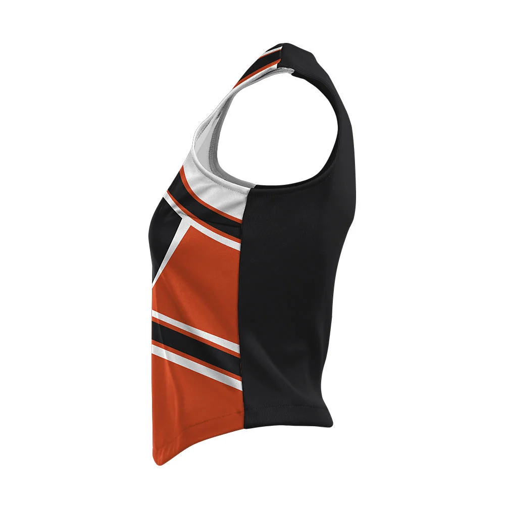 Custom Multi-Chevron Cheer Modified Shell Top | OEM
