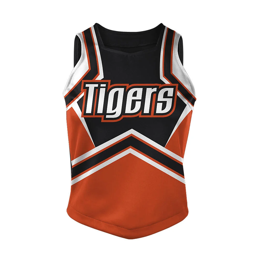 Custom Multi-Chevron Cheer Modified Shell Top | OEM