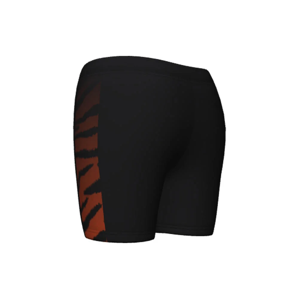 Custom Tiger Stripe Side Panel Volleyball Shorts | OEM
