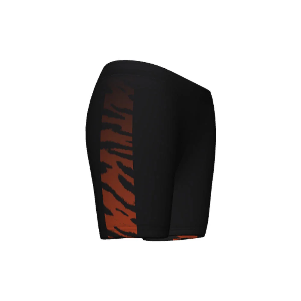 Custom Tiger Stripe Side Panel Volleyball Shorts | OEM