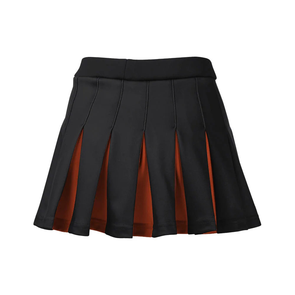 Custom Two-Tone Under-Pleat Cheerleading Skirt | OEM