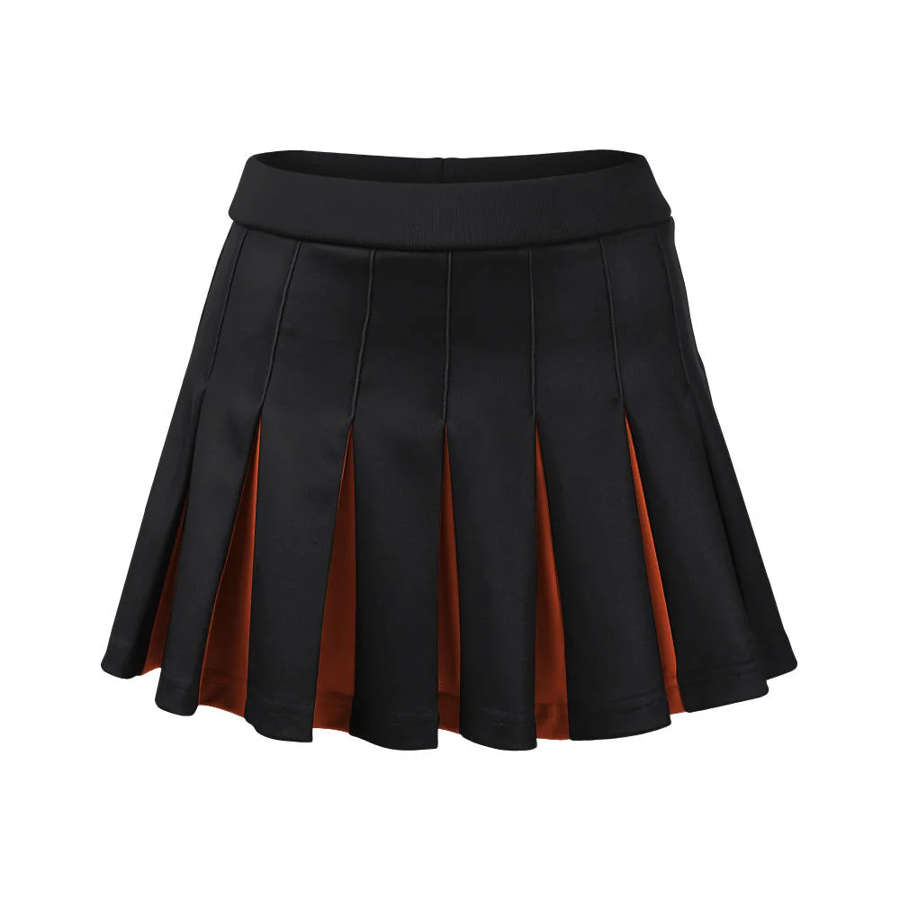 Custom Two-Tone Under-Pleat Cheerleading Skirt | OEM