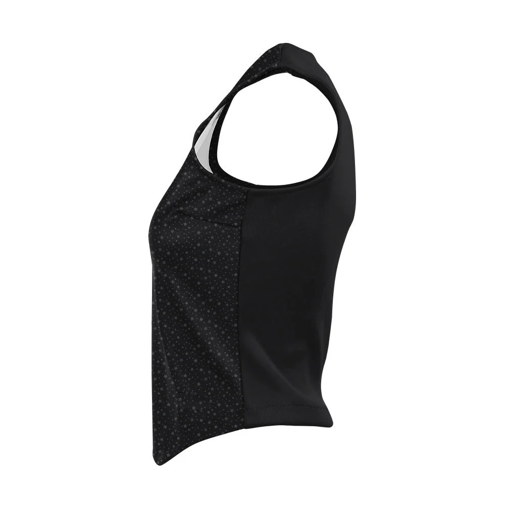 Custom Star Speckle Scalloped Cheer Modified Shell Top | OEM