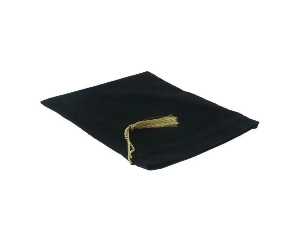 Custom Velvet Honours Cap Storage Bag | Presentation Pouch OEM