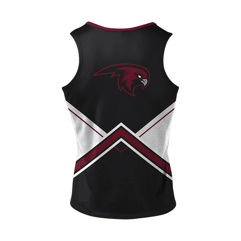 Custom Contrast Chevron Cheer Sleeveless Shell | OEM