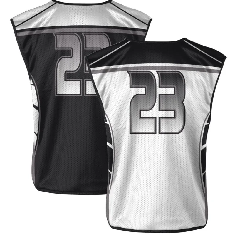 Custom Curved Flank Reversible Sleeveless Lacrosse Jersey | OEM