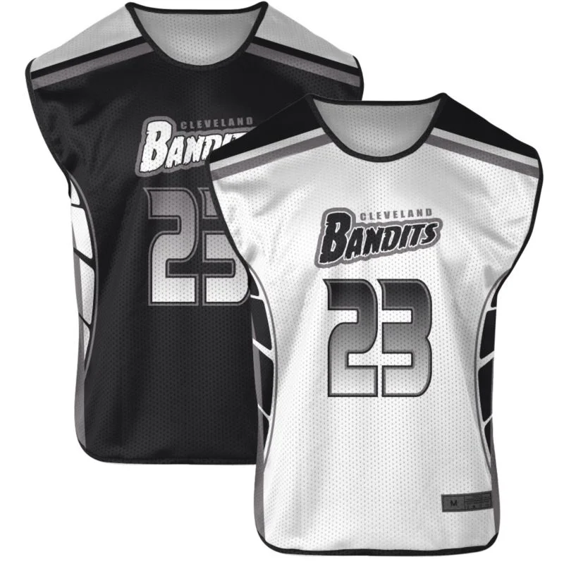 Custom Curved Flank Reversible Sleeveless Lacrosse Jersey | OEM
