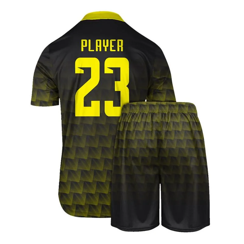 Custom Geometric Textured Sublimated Soccer Uniform Set | OEM
