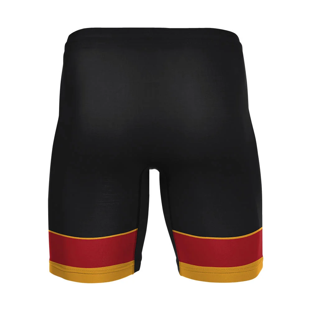 Custom Bulldogs Wrestling Compression Shorts with Leg Bands | OEM