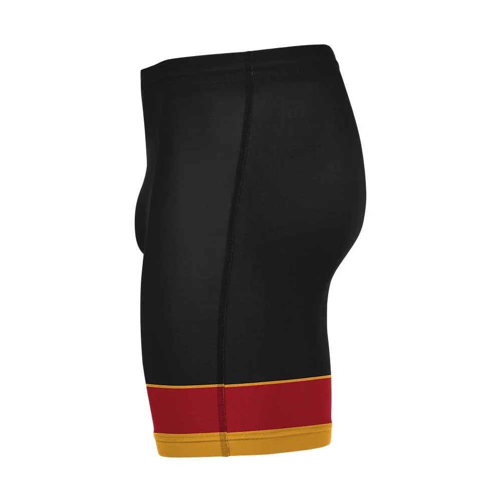 Custom Bulldogs Wrestling Compression Shorts with Leg Bands | OEM