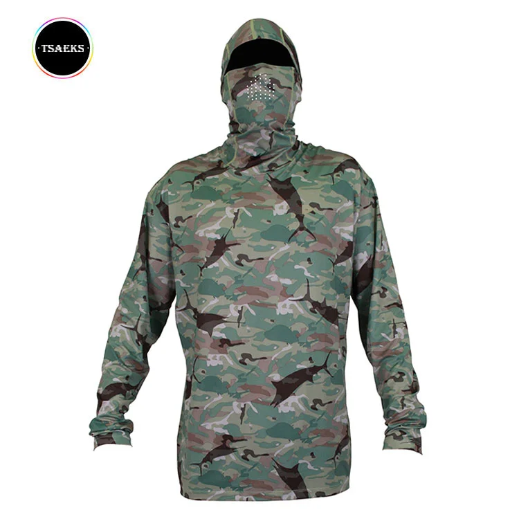 Custom Camo Balaclava Performance Sun Layer | Tactical Hoodie OEM