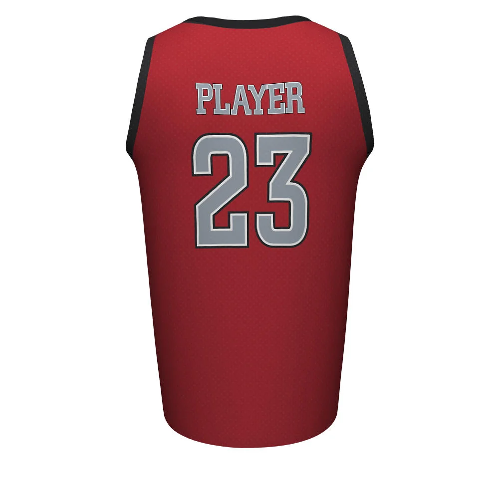 Custom Chevron Side Panel Crew Neck Basketball Jersey | OEM