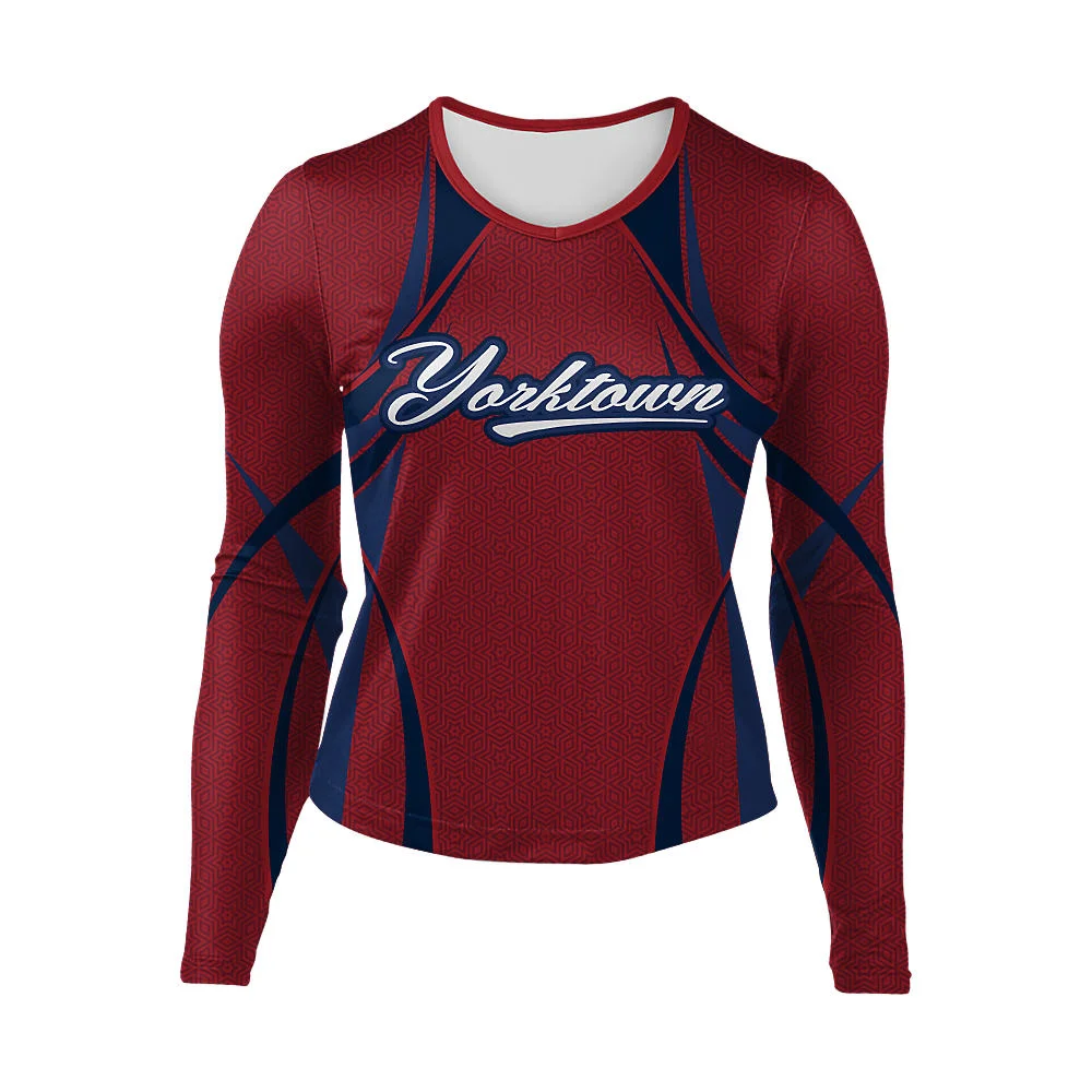 Custom Dynamic Flank Cheer Long Sleeve Shell | OEM