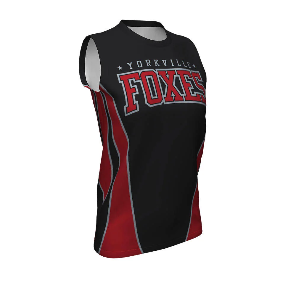 Custom Curved Side Panel Sleeveless Softball Jersey | OEM