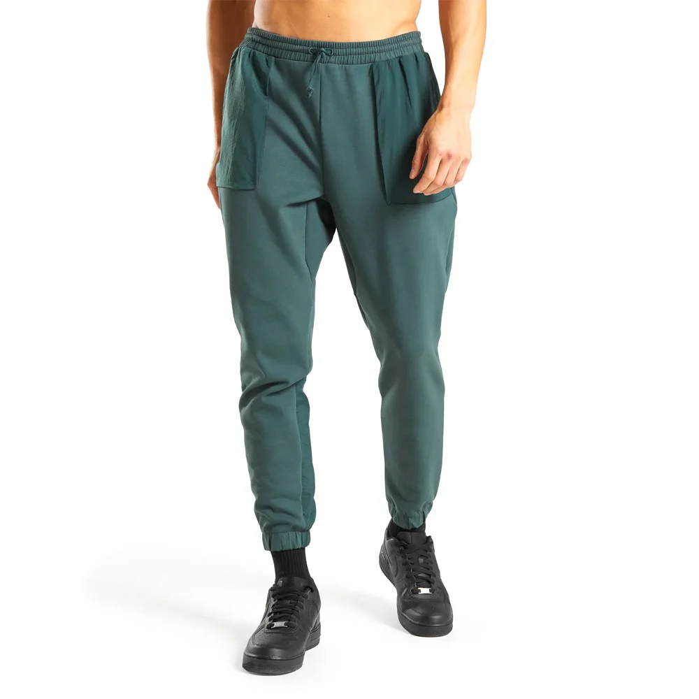 Custom Deep Green Relaxed Utility Joggers | Streetwear Trackpants OEM