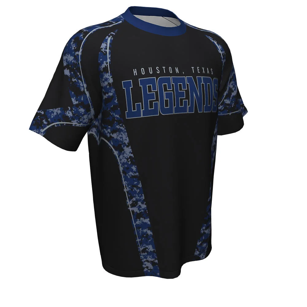 Custom Digital Camo Raglan Slowpitch Jersey | B2B OEM