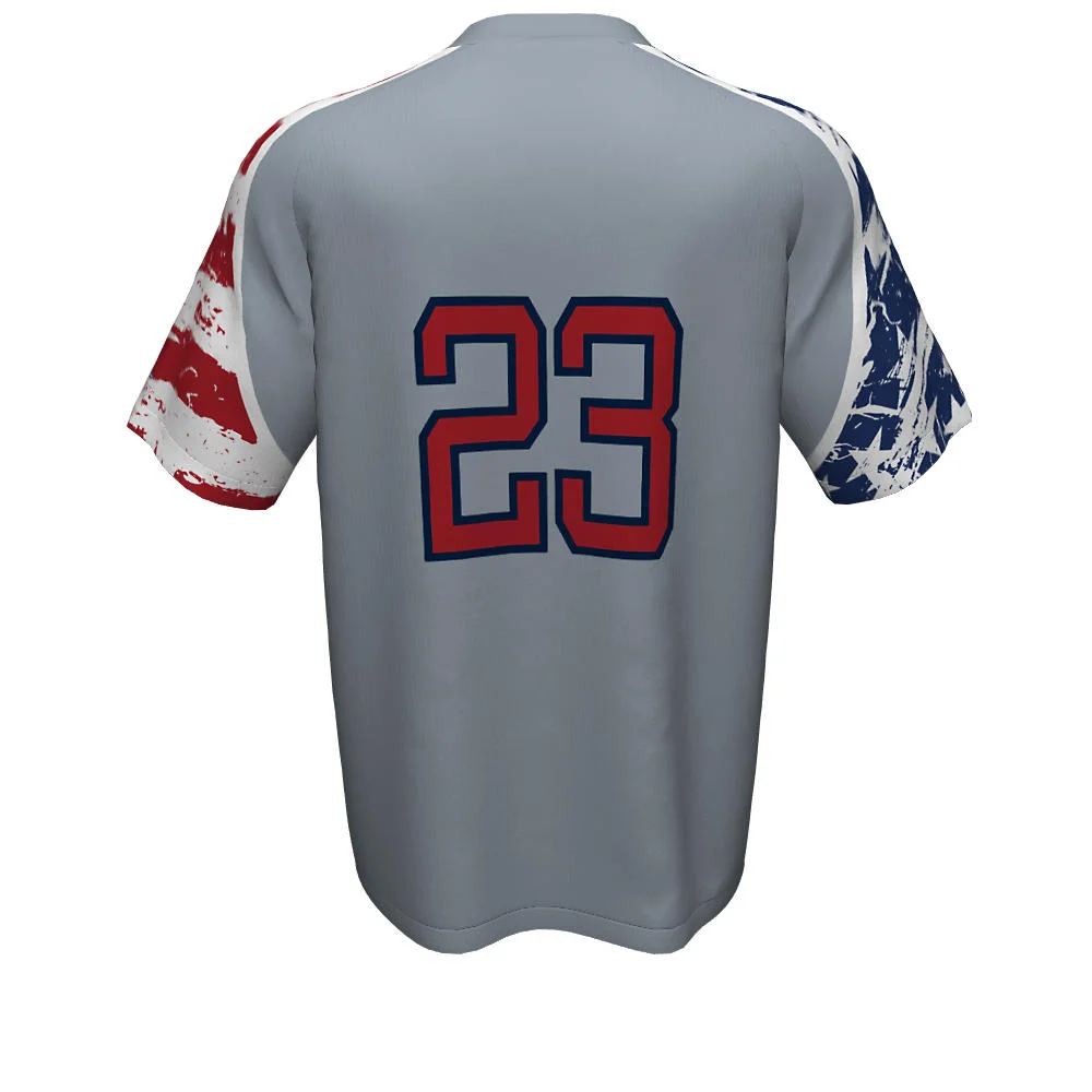 Custom Distressed Graphic Sleeve Baseball Jersey | OEM