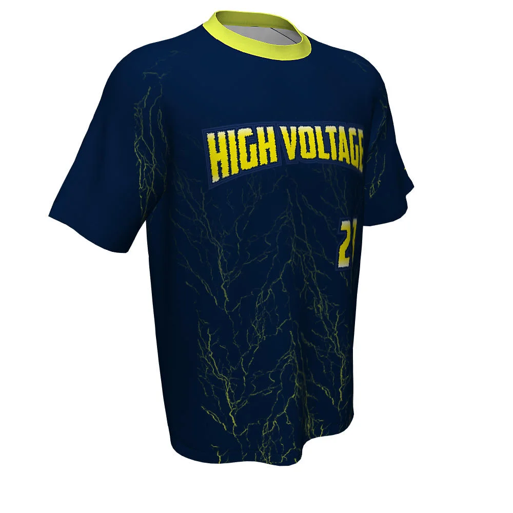 Custom Electric Lightning Sublimated Slowpitch Jersey | OEM