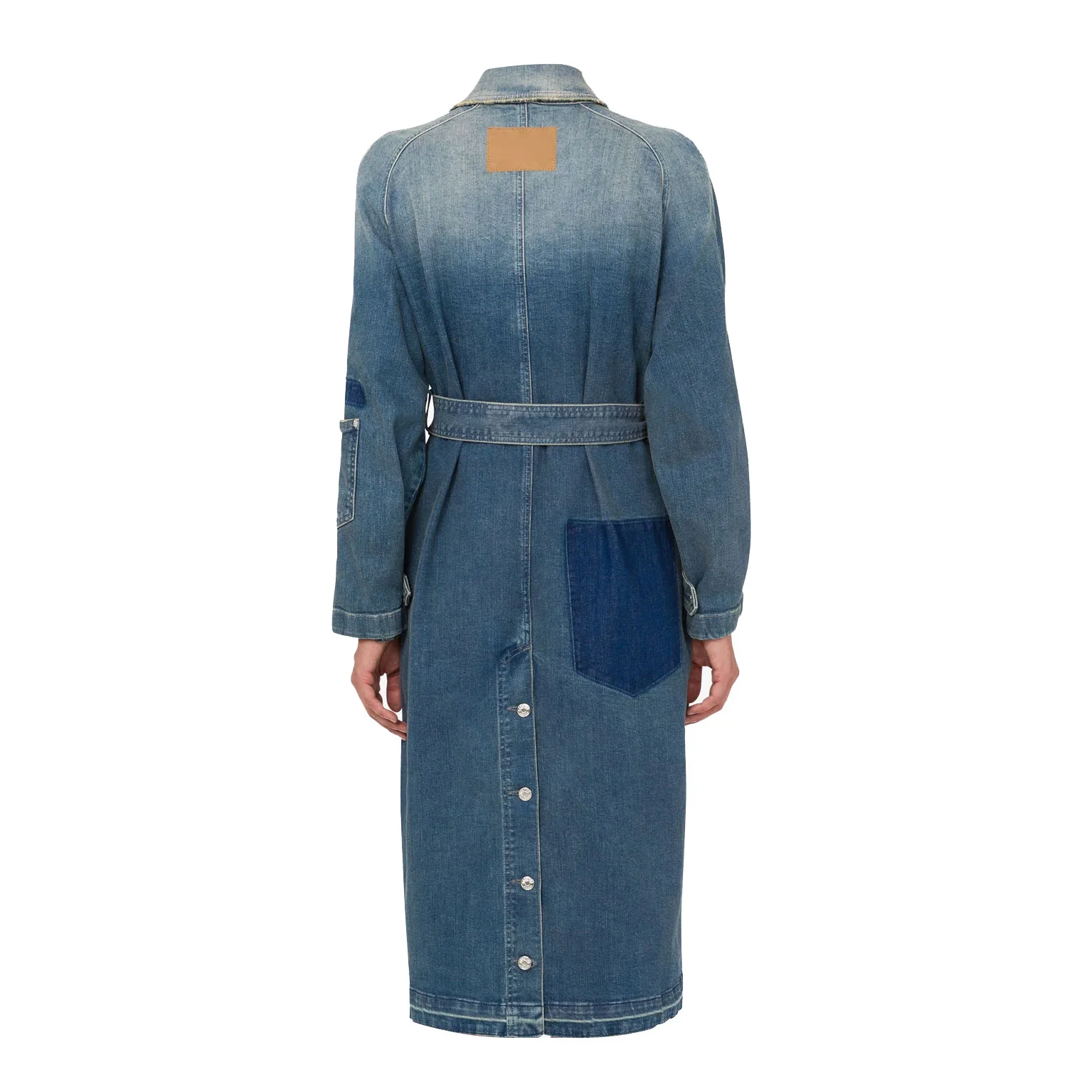 Custom Longline Denim Trench Coat | Maxi Duster Coat OEM
