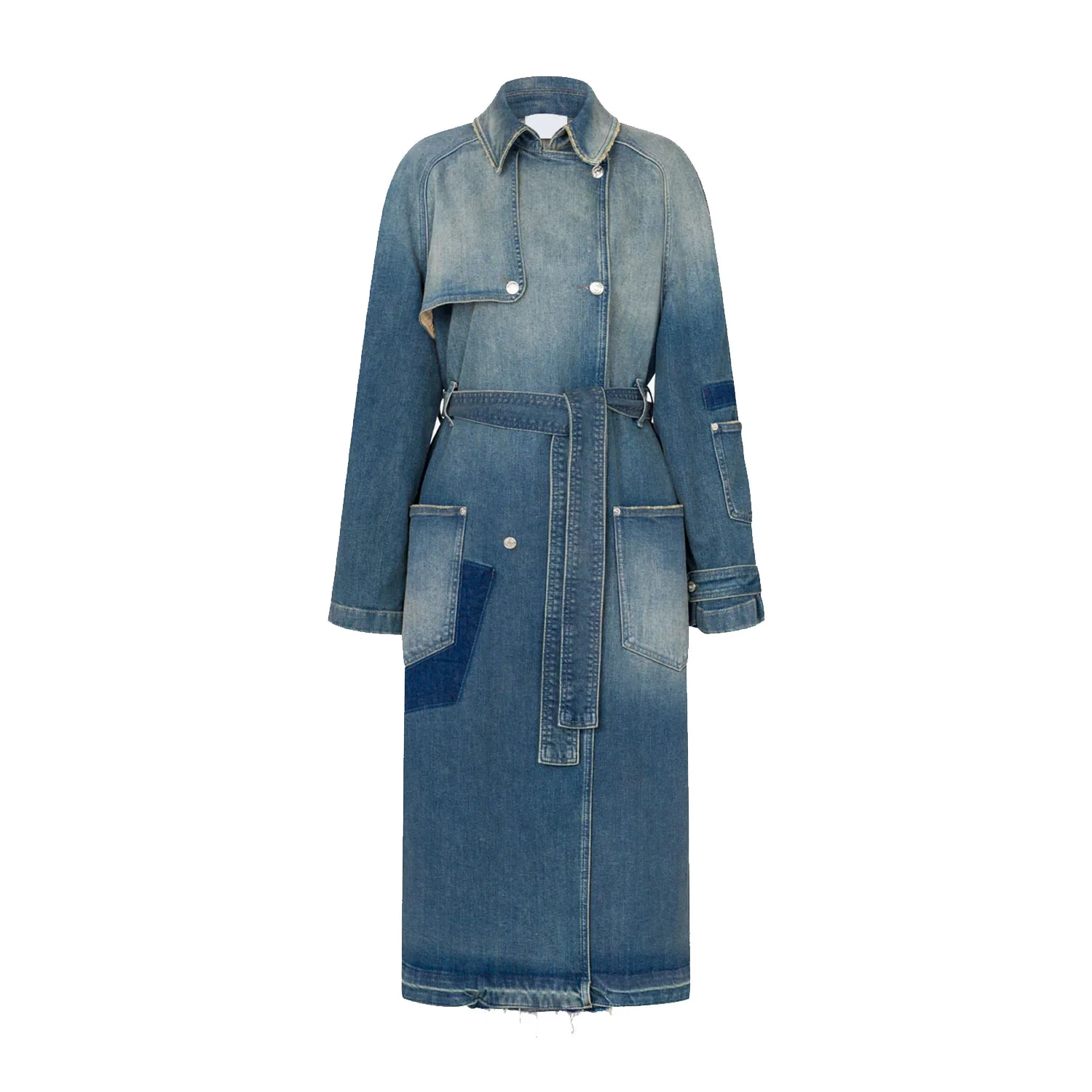 Custom Longline Denim Trench Coat | Maxi Duster Coat OEM