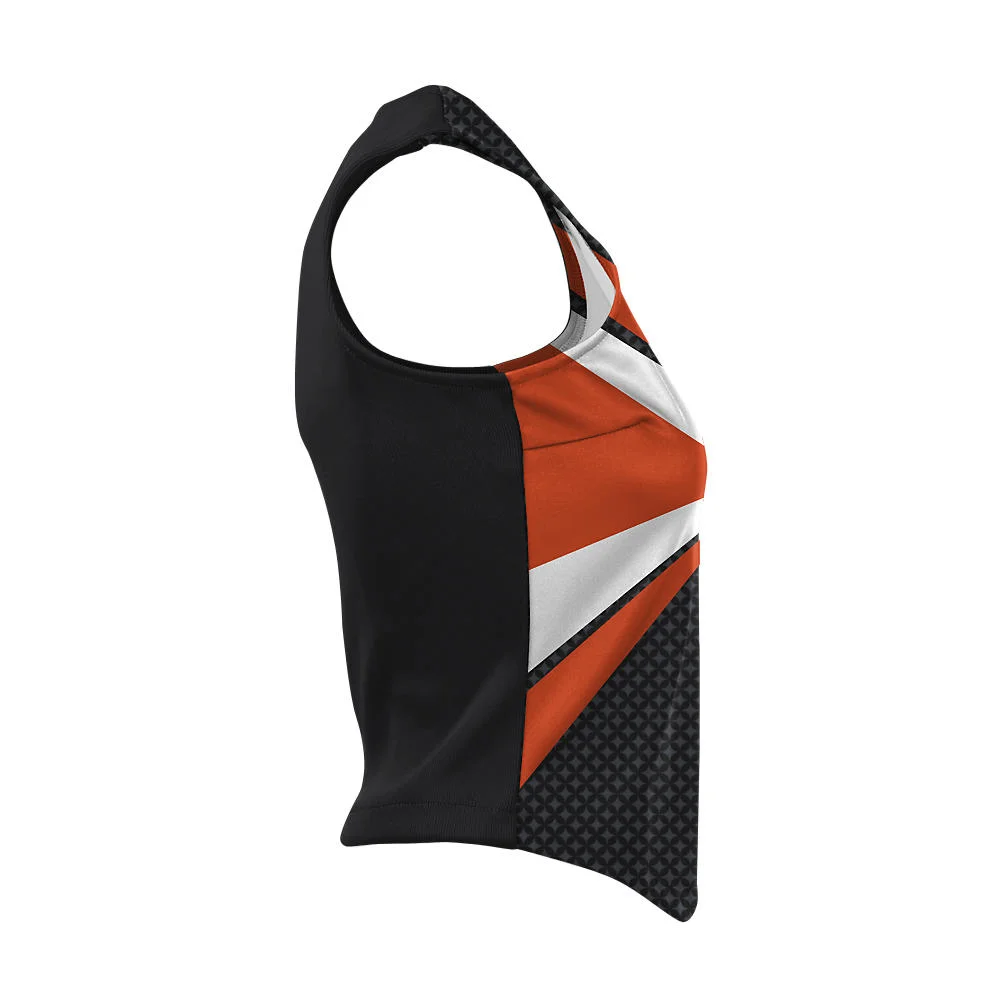 Custom Geometric Cross Cheer Modified Shell | Teamwear OEM