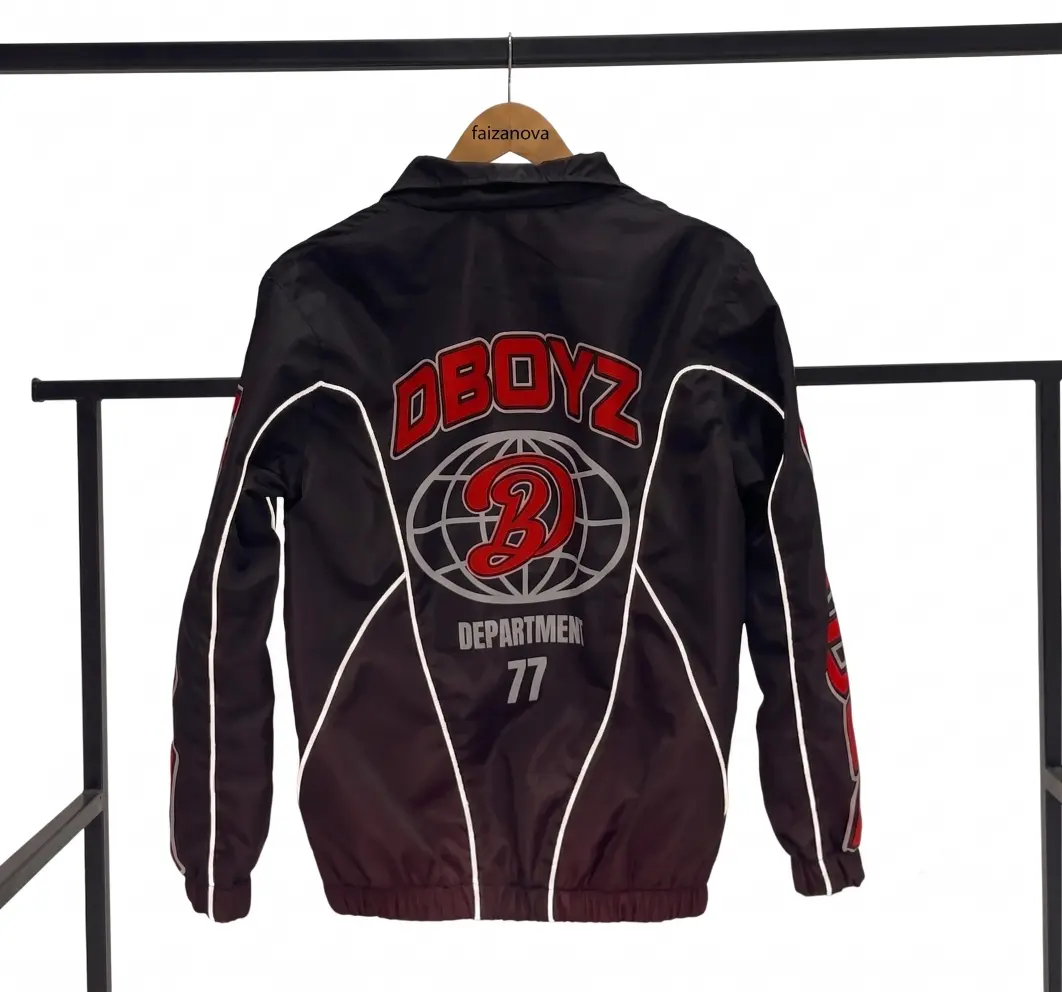Custom Gradient Nylon Windbreaker Tracksuit Set | Reflective Techwear Tracksuit