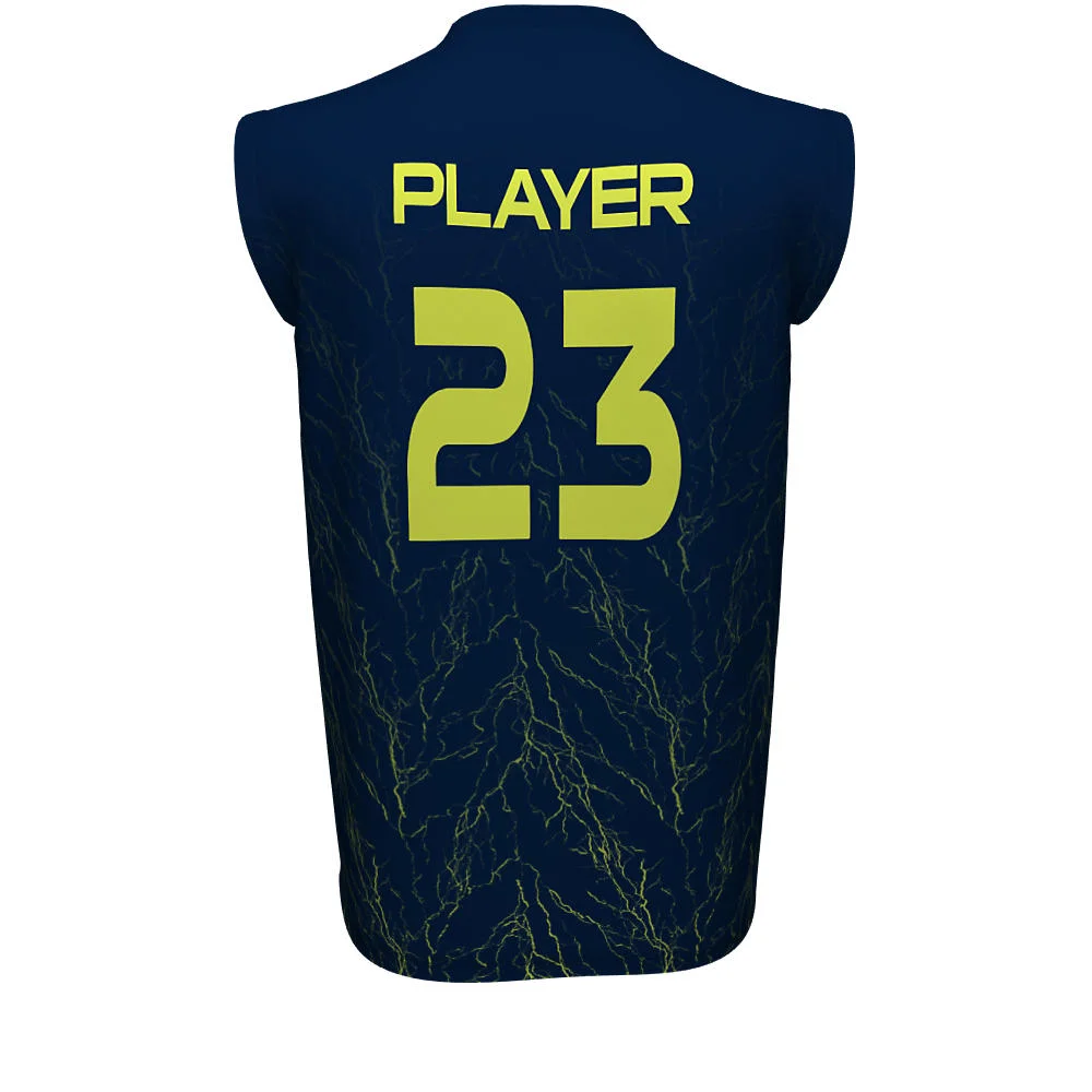 Custom Graphic Print Sleeveless Baseball Jersey | OEM