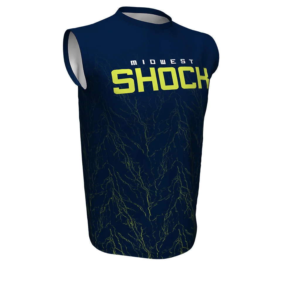 Custom Graphic Print Sleeveless Baseball Jersey | OEM