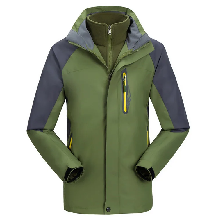 Custom Royal Blue 3-in-1 Modular Softshell Winter Jacket | OEM