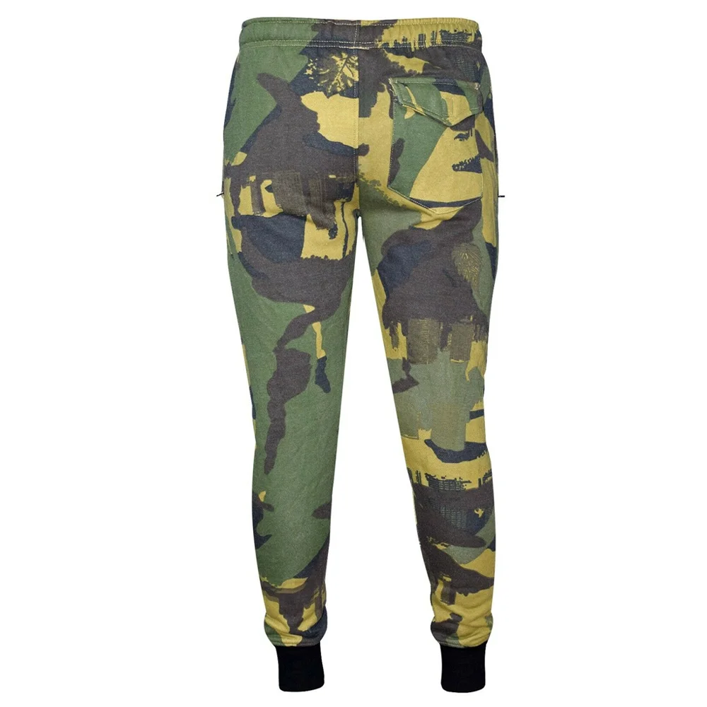 Custom Camo Print Streetwear Fleece Joggers | All-Over Print OEM