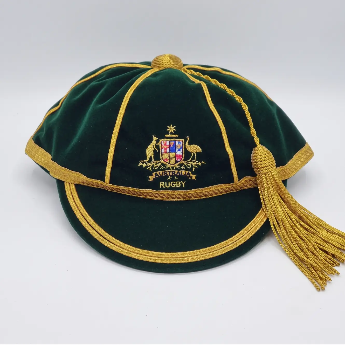 Custom Embroidered Velvet Honours Cap | Sports Award OEM