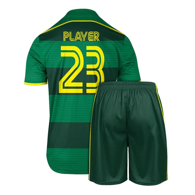 Custom Horizontal Hoop Striped Soccer Uniform Set | OEM